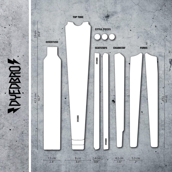 DYEDBRO Clear Matte Drop Bar