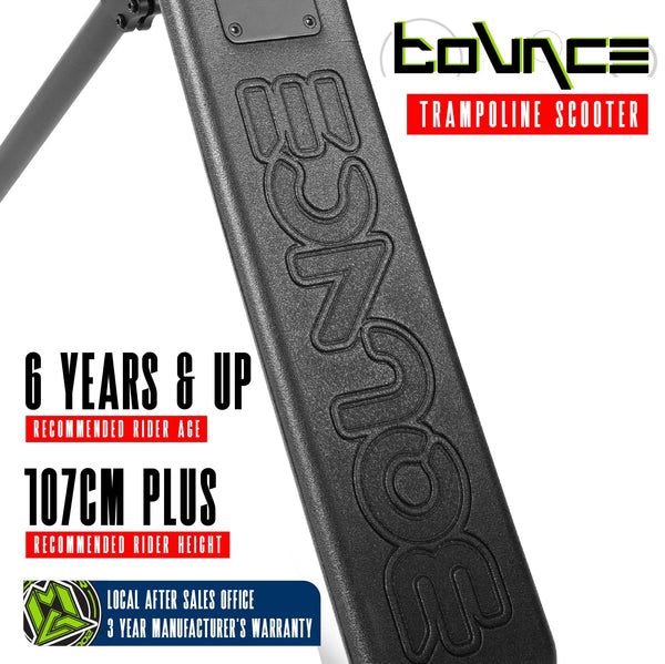 Madd Gear Bounce Trampoline Scooter Black / Black