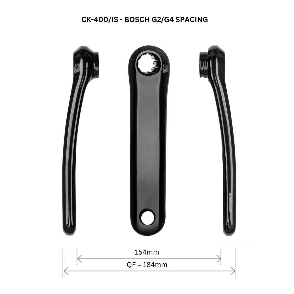 Fsa Isis Spline E Bike Cranks Ck 762/Is Bosch G4 / Yamaha Pwx