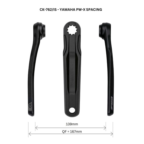 Fsa Isis Spline E Bike Cranks Ck 762/Is Bosch G4 / Yamaha Pwx