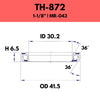 FSA Headset Bearing 1 1/8 (Each)