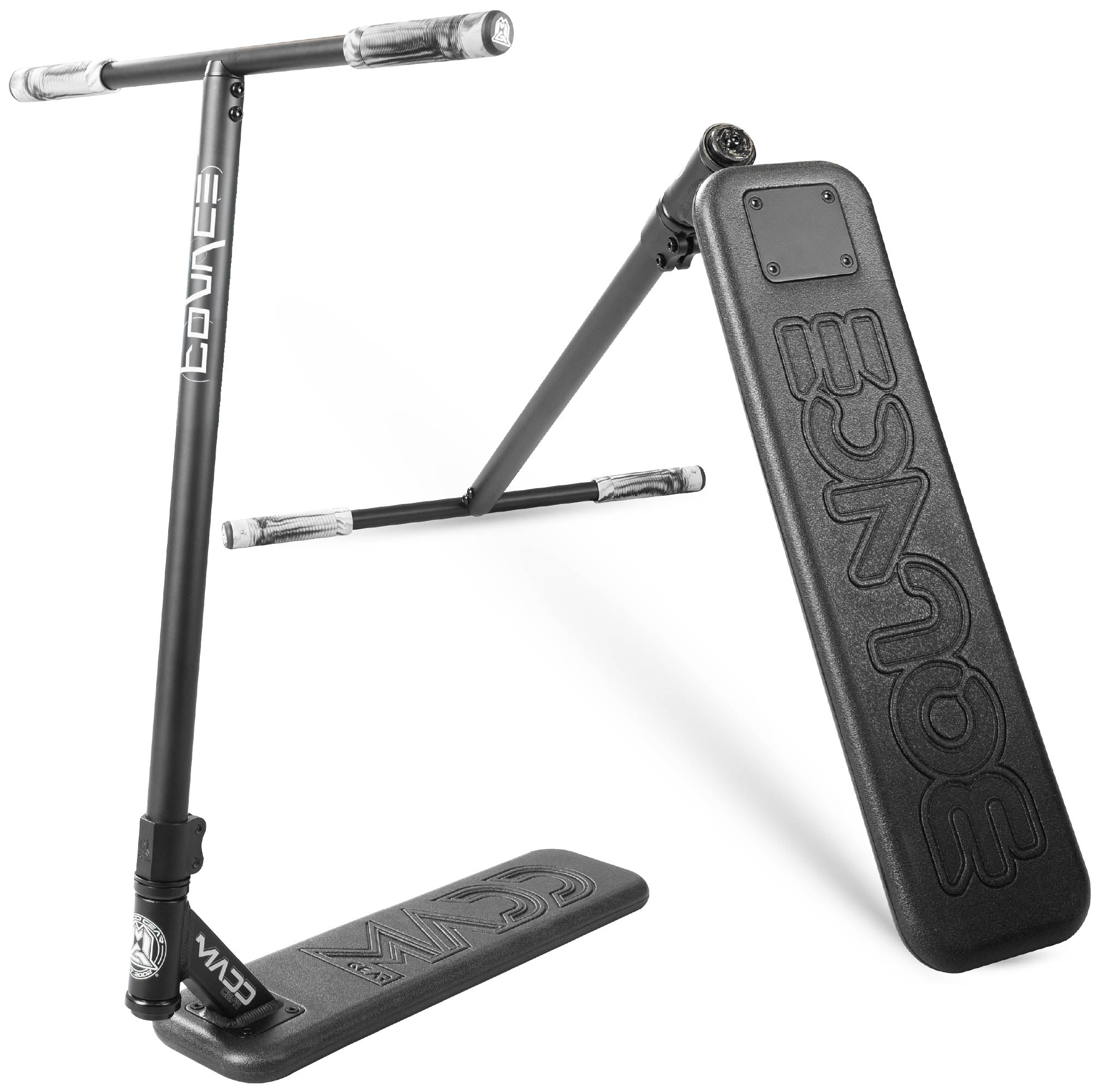 Madd Gear Bounce Trampoline Scooter Black / Black