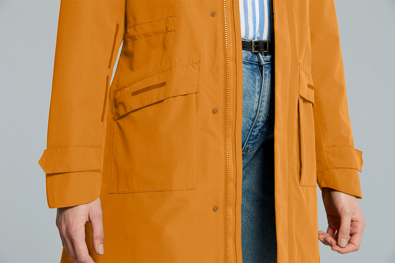 Basil - Women's Mosse Rain Parka