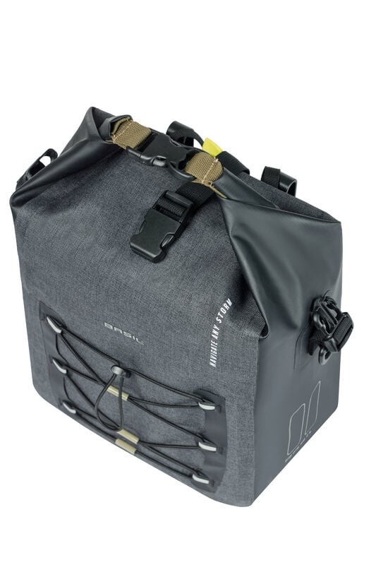 Basil - Navigator Storm Medium Waterproof Single Bag (MIK Studs)