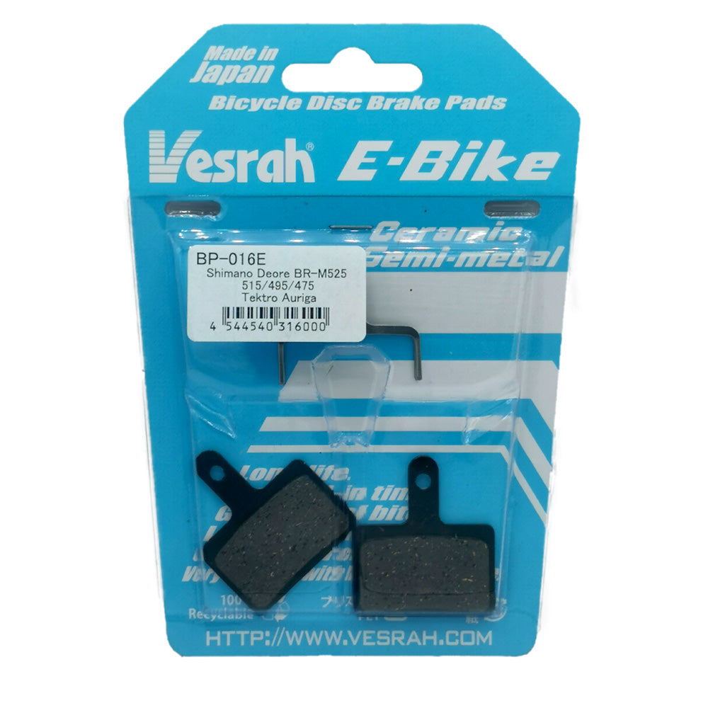 VESRAH Brake Pads - E-Bike BP-016E.