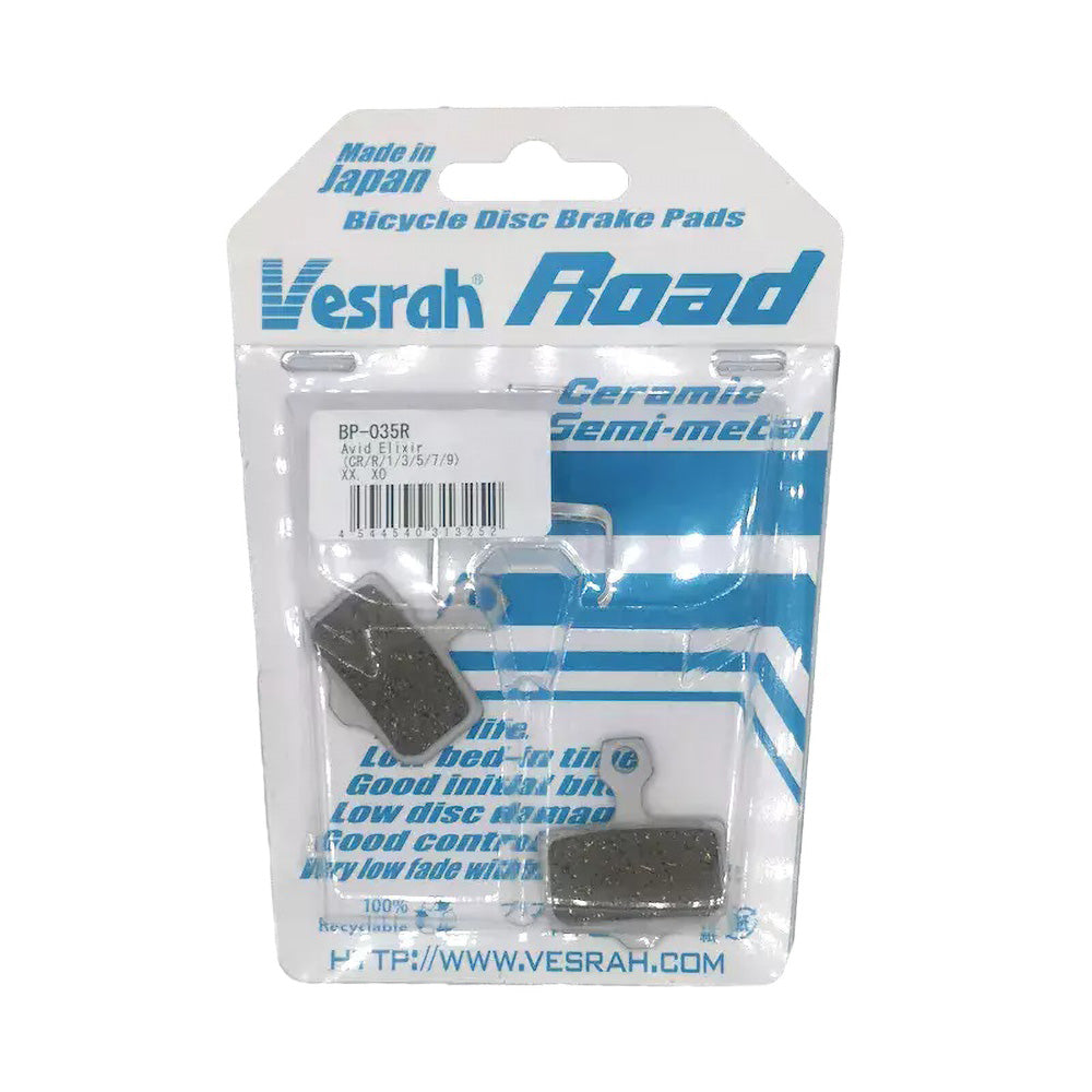 VESRAH Brake Pads - Road BP-035R.