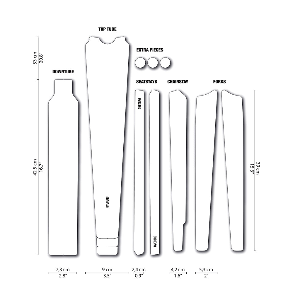 DYEDBRO Clear Matte Drop Bar