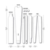 DYEDBRO Clear Matte Drop Bar