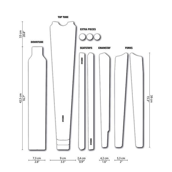 DYEDBRO Clear Matte Drop Bar