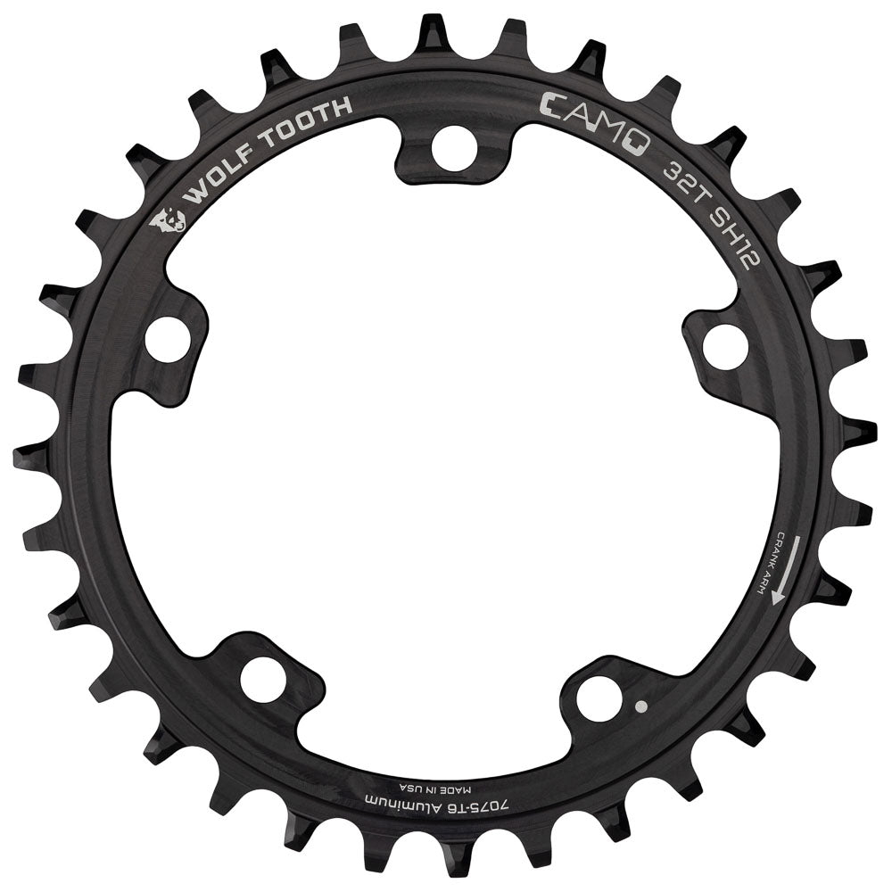 Wolf Tooth Camo Aluminium Round Chainring Drop Stop B