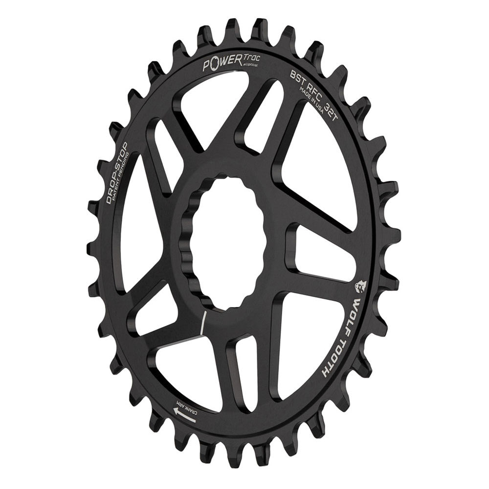 Wolf Tooth Race Face Cinch Elliptical Drop Stop Chainring Boost (3 Mm) Offset
