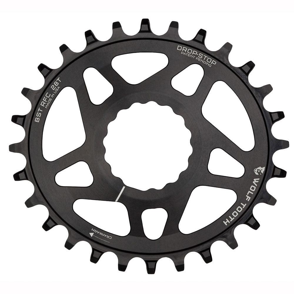 Wolf Tooth Race Face Cinch Elliptical Drop Stop Chainring Boost (3 Mm) Offset