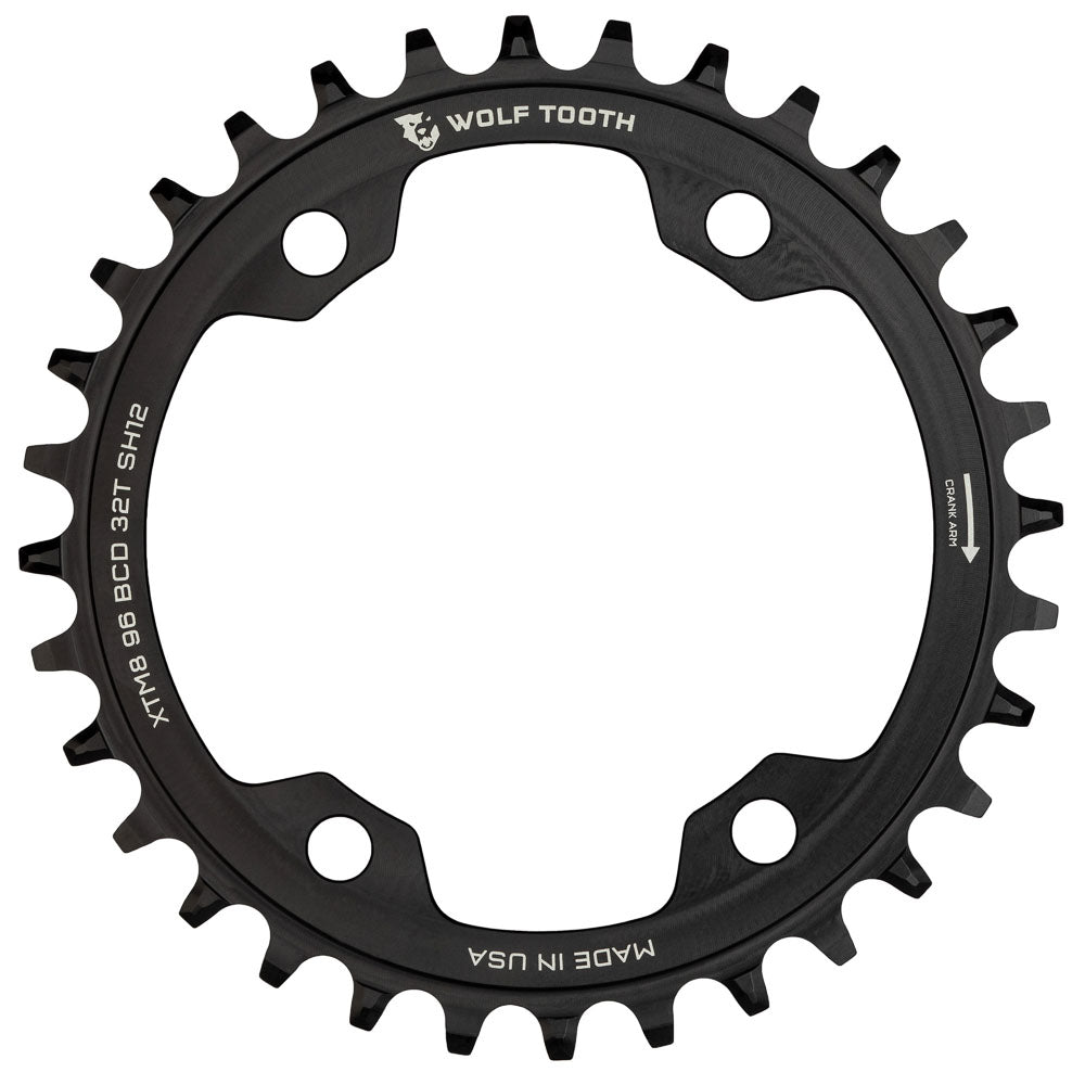 Wolf Tooth 96 Bcd Xt M8000 Round Chainring Shimano Hg12+