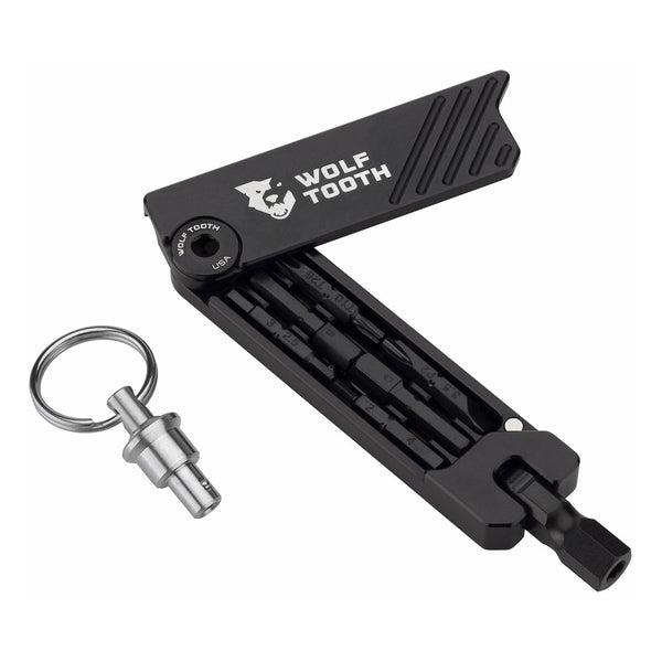 Wolf Tooth 6 Bit Hex Wrench Multi Tool With Keychain
