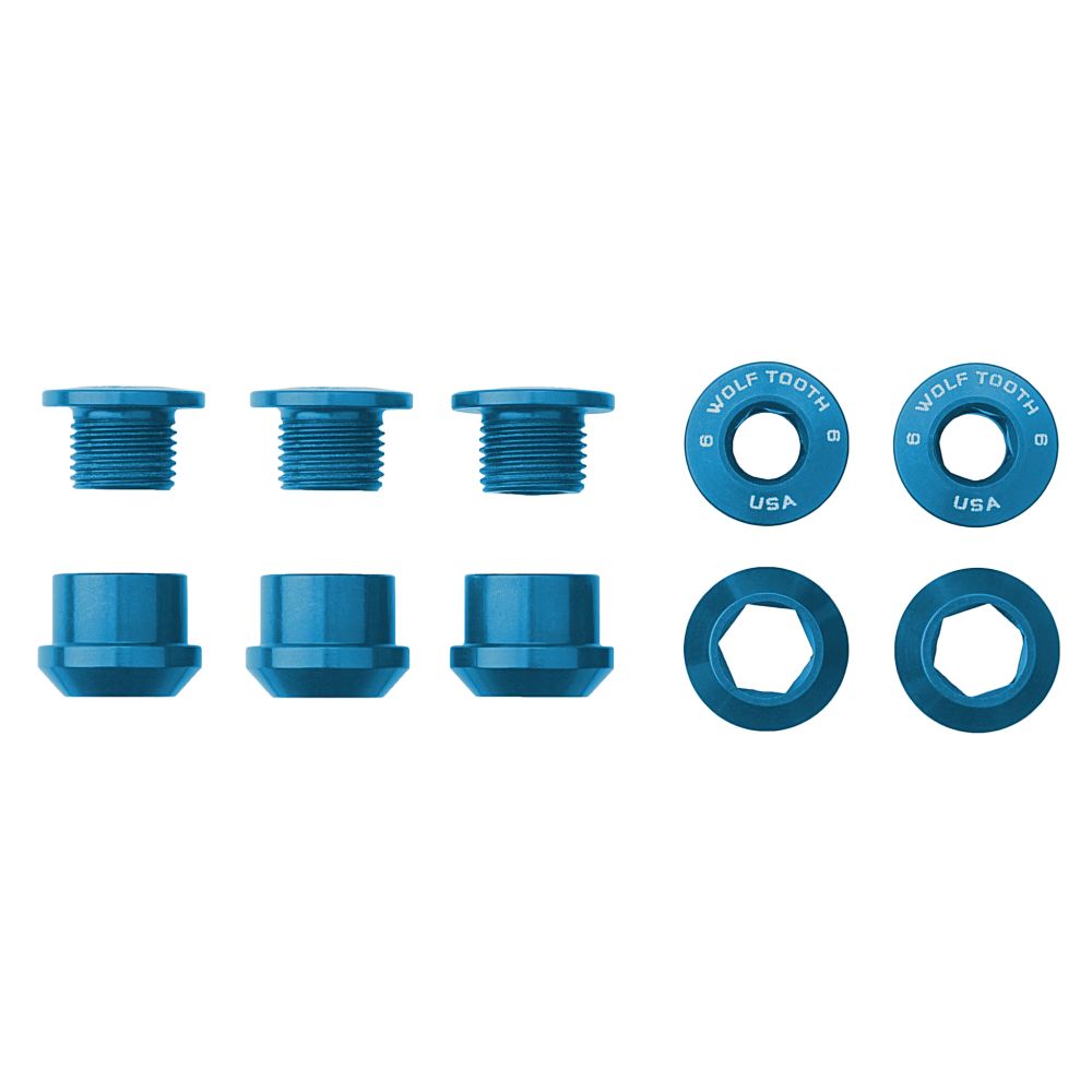 Wolf Tooth 6mm Chainring Bolts For 1 X 5 PCS