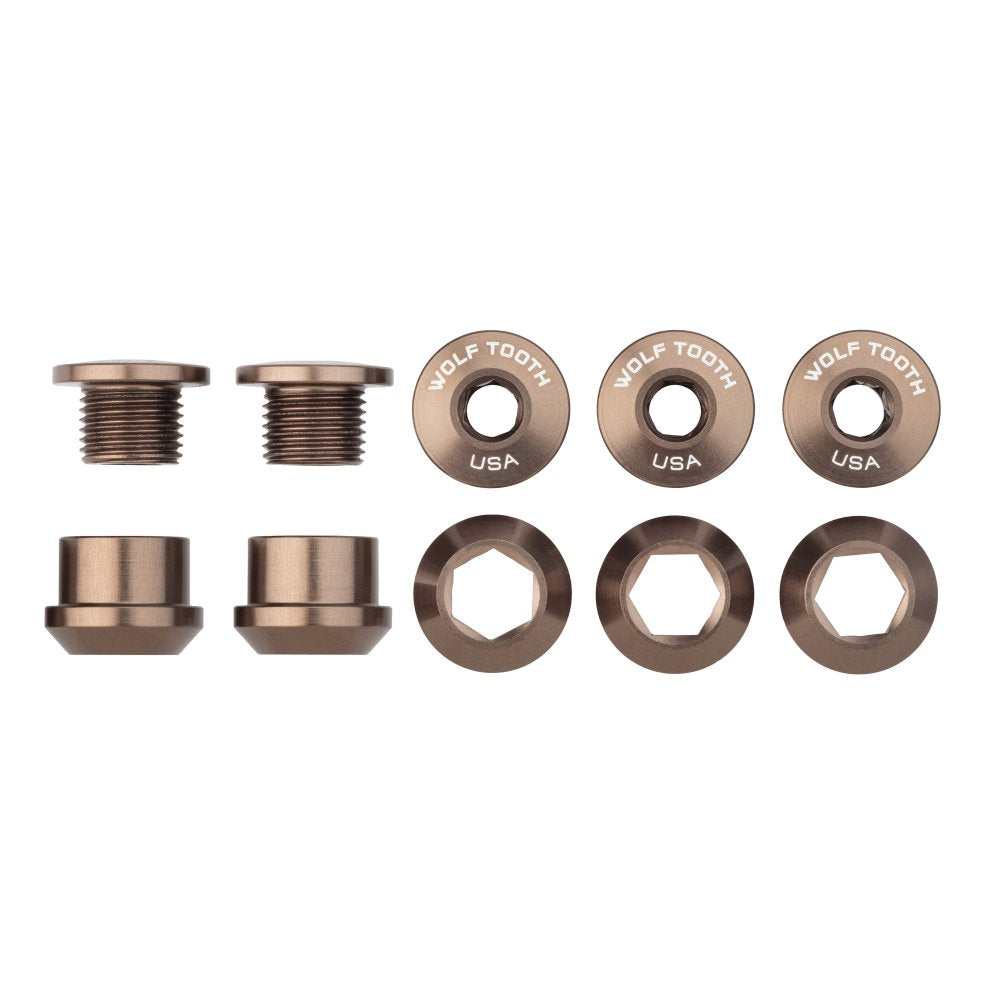 Wolf Tooth 6mm Chainring Bolts For 1 X 5 PCS