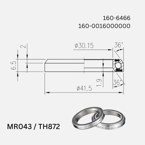 FSA Headset Bearing 1 1/8 (Each)