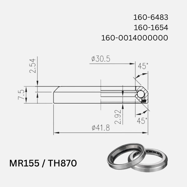FSA Headset Bearing 1 1/8 (Each)