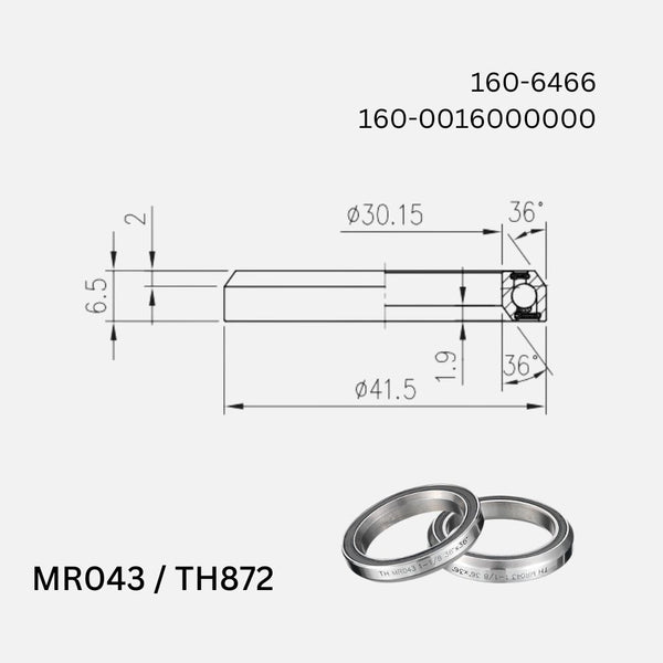 FSA Headset Bearing 1 1/8 (Each)