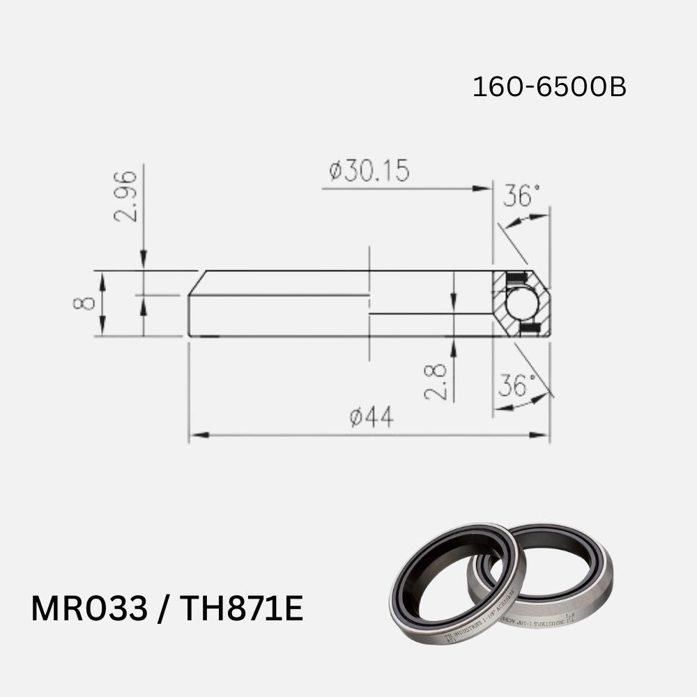 FSA Headset Bearing 1 1/8 (Each)