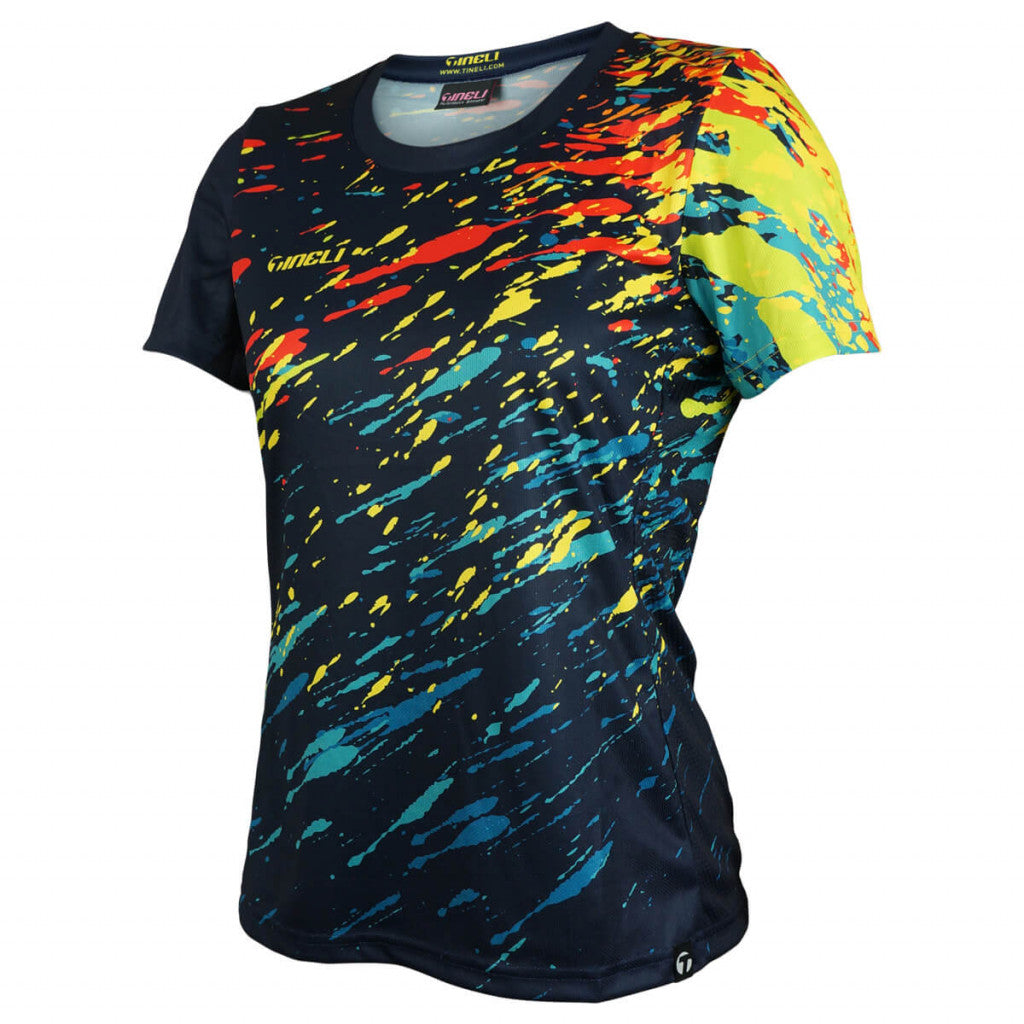 Tineli Kids Splatter Trail Jersey