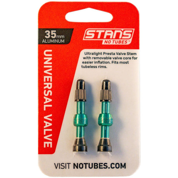 Stans NoTubes Orange Alloy Valves