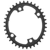 Absolute Black Chainring Oval 4 Bolt 110BCD Premium Road