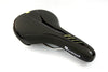 Ontrack SADDLE MENS GEL MOULDED BLK/FLURO YELLOW BASE CUT
