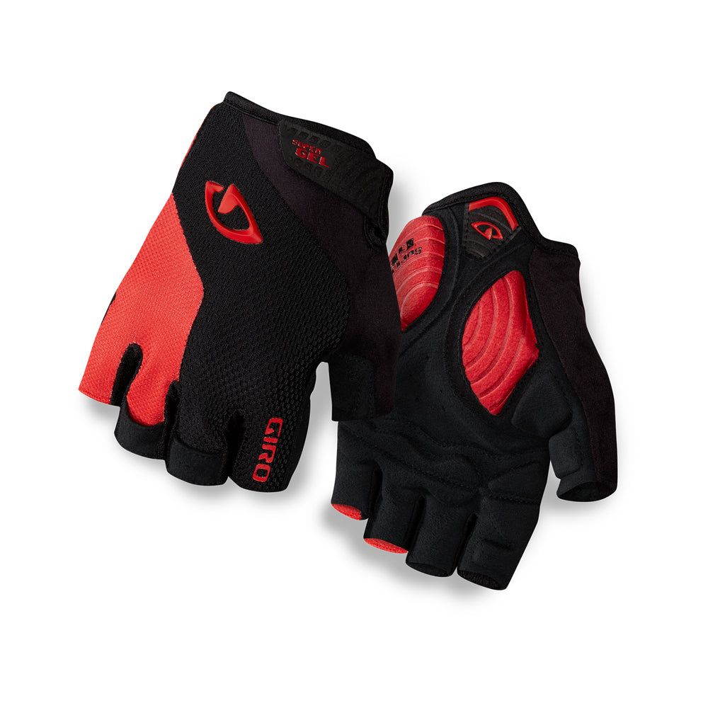 Giro Strade Dure Supergel Gloves Black Bright Red