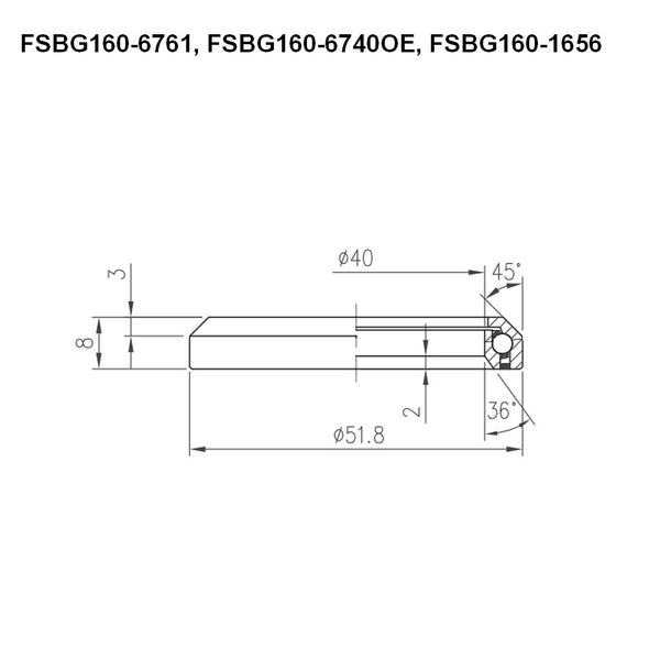 FSA Headset Bearing 1.5"