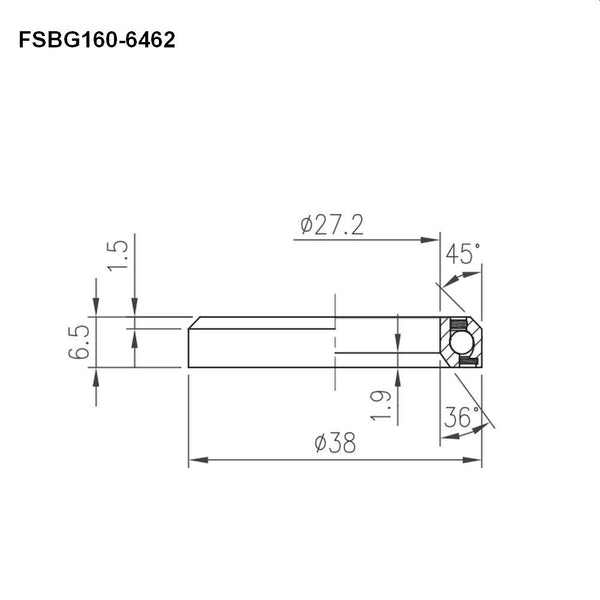 FSA HEADSET BEARING - SPECIALTY (EACH)