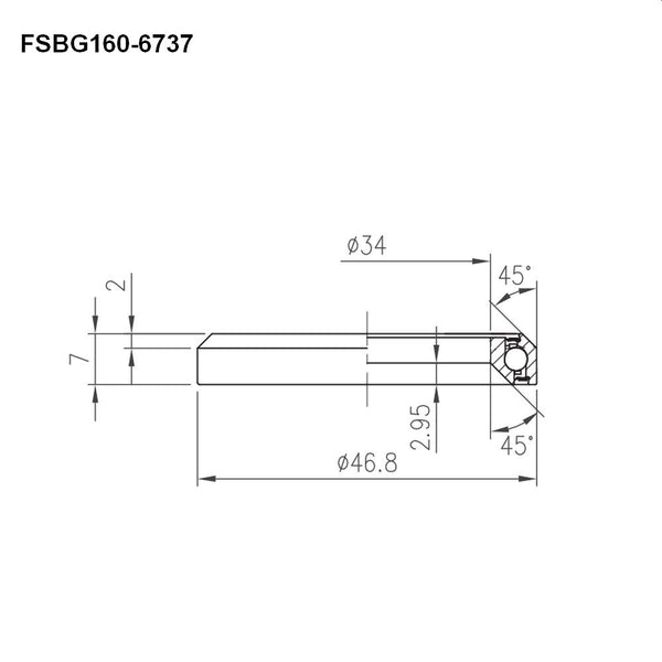 FSA HEADSET BEARING - SPECIALTY (EACH)