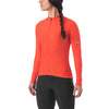 Giro Chrono LS Thermal Jersey Vermillion - Womens