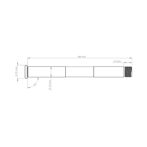 Burgtec Non-Boost Rockshox Front Axle