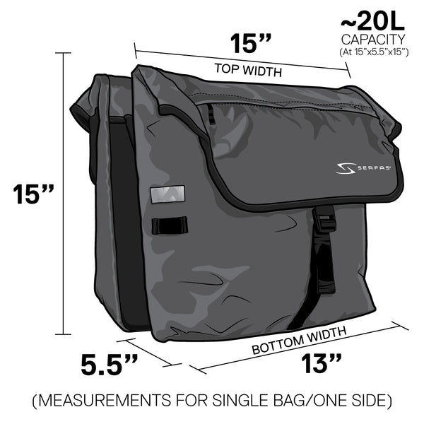 Serfas Panniers Double Bag