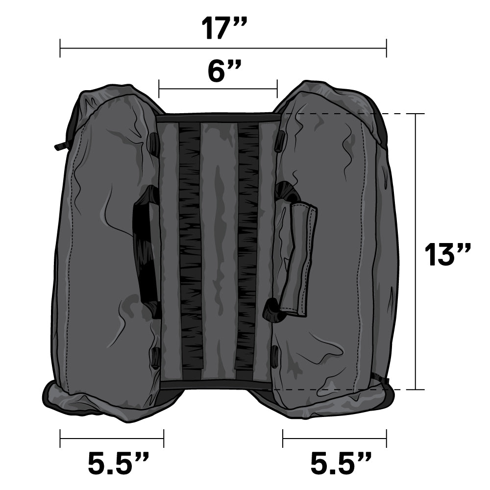 Serfas Panniers Double Bag