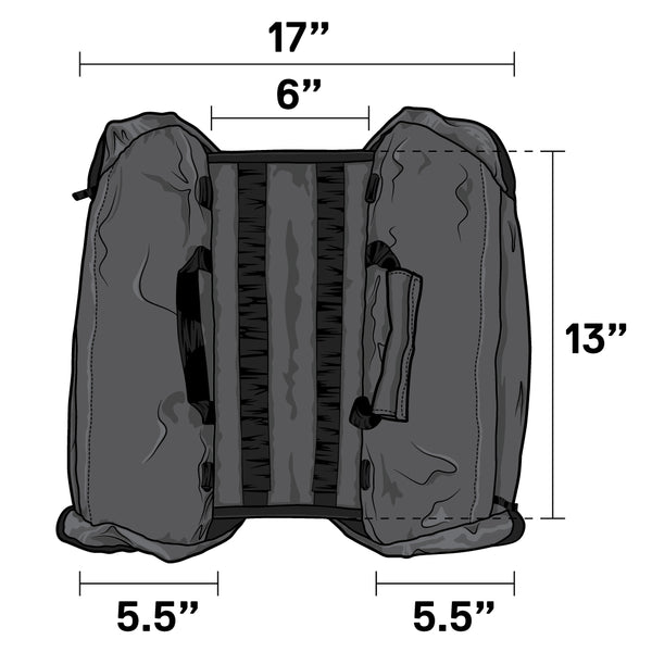 Serfas Panniers Double Bag