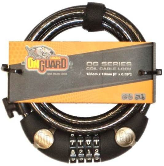 Onguard Lock Combo Cable 185cm 10mm