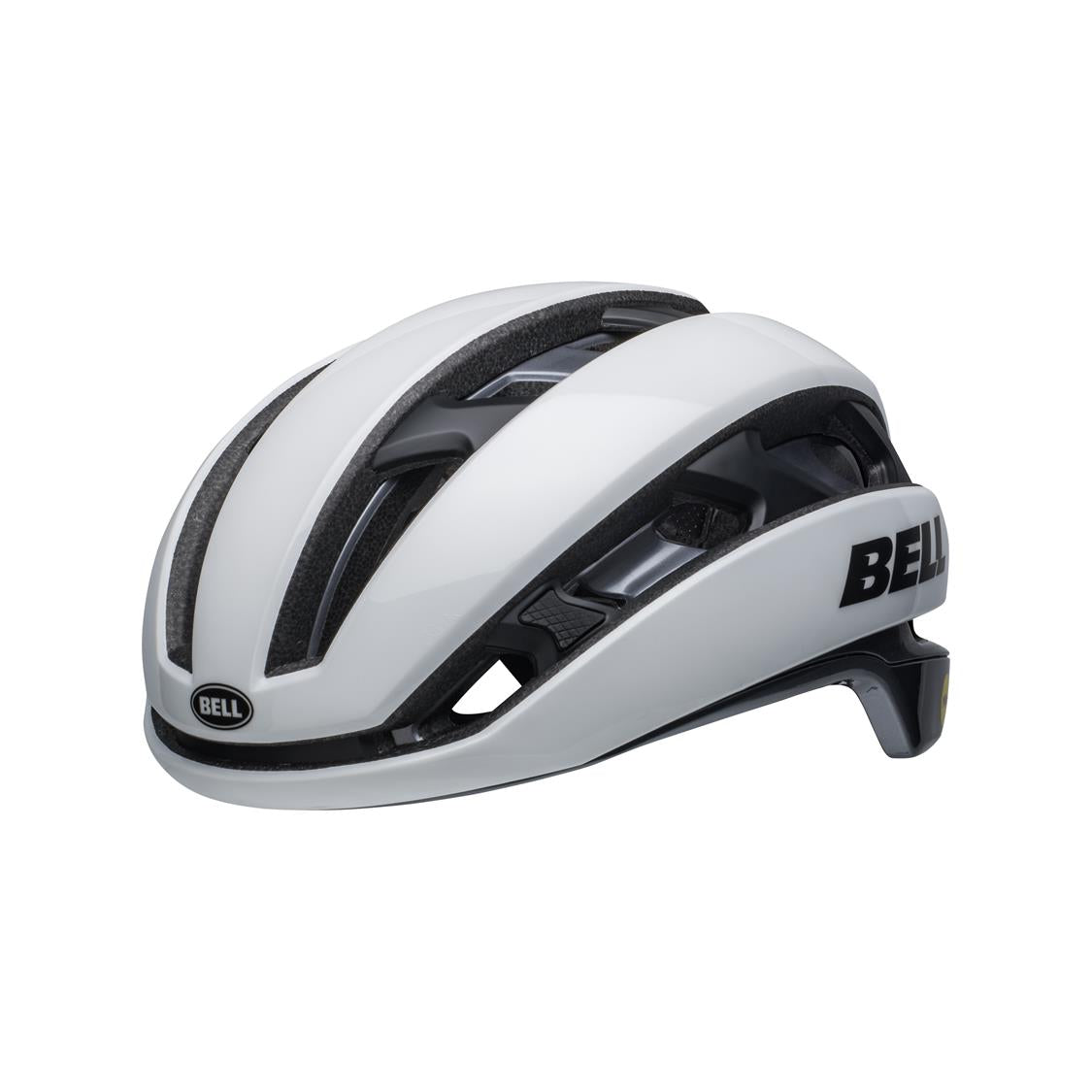 BELL XR Spherical Matte Gloss White Black Front Le