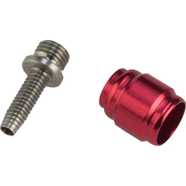 Sram Stealth-a-majig Hose Fitting Kit Disc Brake Red Barb + Olive