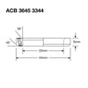 Enduro Headset Bearing 33 x 44 x 6 36x45°