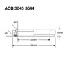 Enduro Headset Bearing 35 x 44 x 5.5 36x45°