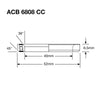 Enduro Headset Bearing 40 x 52 x 6.5 36x45°