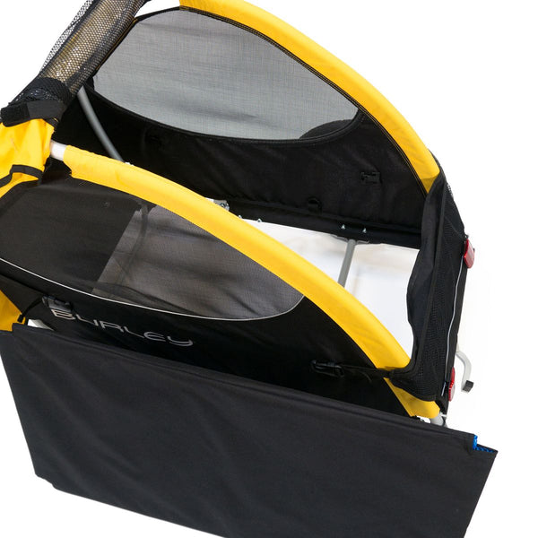 Burley Trailer Nomad Luggage Black/Yellow