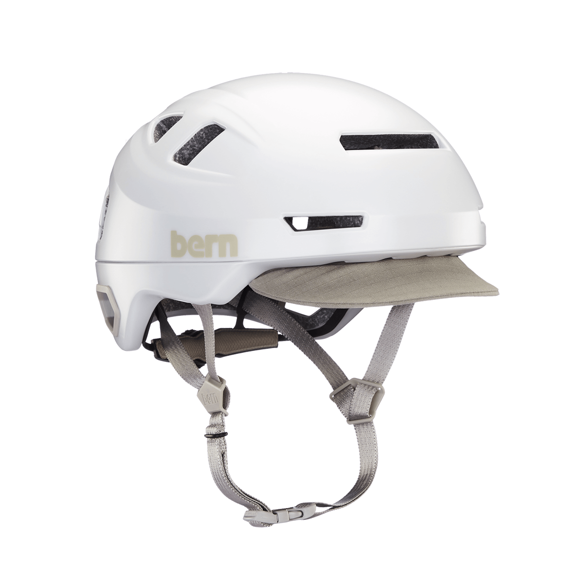 Bern Helmet Hudson MIPS Satin White