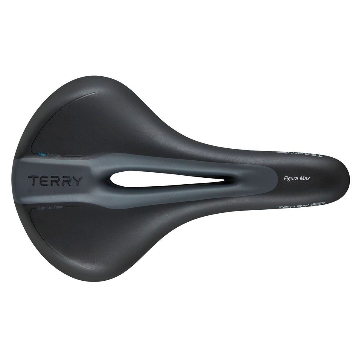 Terry Saddle Figura Max Mens Black Fitness