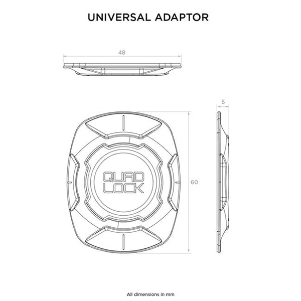 Quad Lock - Universal Adaptor