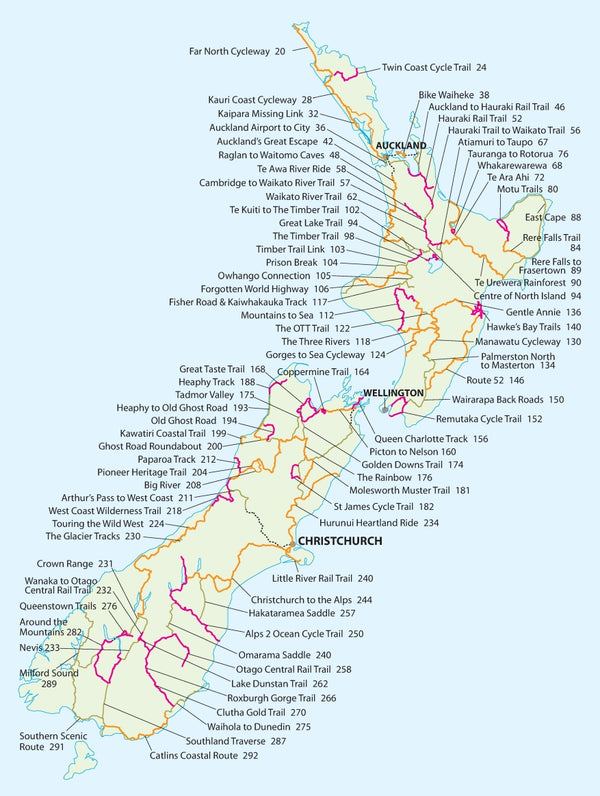 Classic New Zealand Cycle Trails 6th Edition