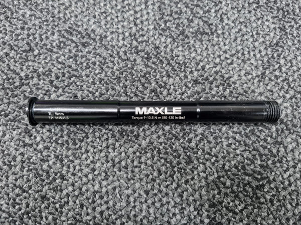 Used Part SRAM Axle Maxle Stealth Front, 15mm x 110mm, Length 158mm, Thread Pitch M15 x 1.50 - Boost Compatible