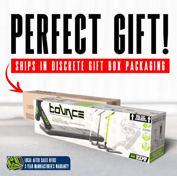 Madd Gear Bounce Trampoline Scooter Black / Green